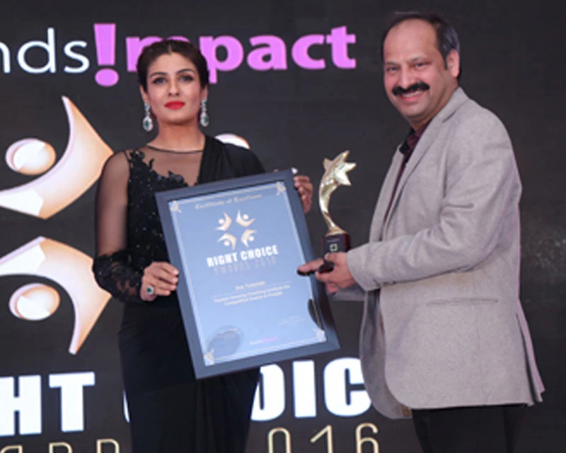 Brands Impact, Right Choice Awards, RCA, Award, Raveena Tandon