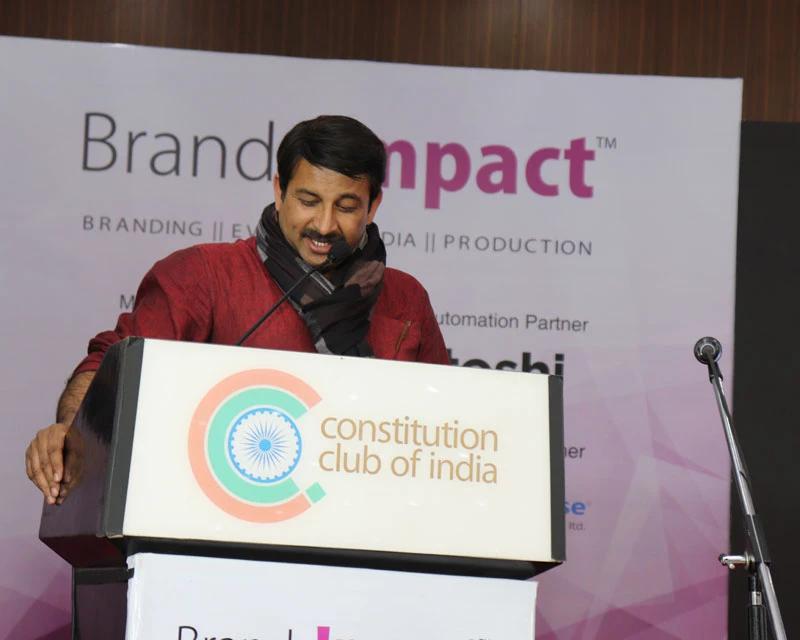 Brands Impact, Right Choice Awards, RCA, Award, Manoj Tiwari